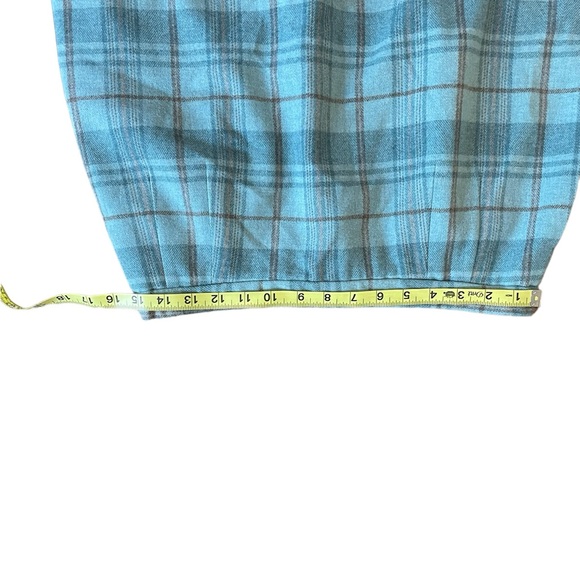 PENDLETON Vintage 100% Virgin Wool Plaid Midi Skirt - Picture 10 of 11